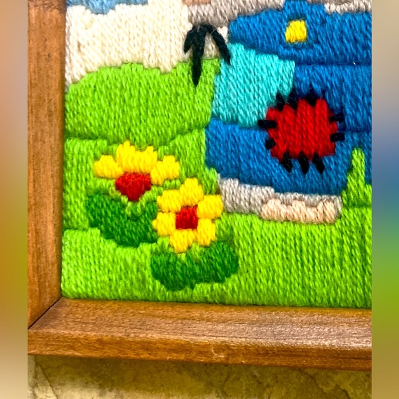 Vintage Crewel Embroidery - Picture 3 of 6